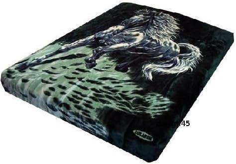 Original Solaron Korean Blanket Thick Mink Plush Queen horse Licensed throw new