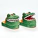 Stompeez Animated Dinosaur T-Rex Plush Slippers - Ultra Soft and Fuzzy - Mouth Opens and Closes as You Walk