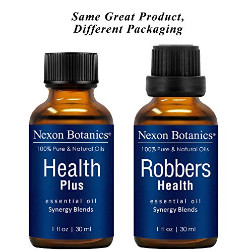 Nexon Botanics Robbers Health Immunity Essential Oil Blend 30 ml - Pure and Natural Synergy of Five Undiluted Guards Essential Oils - Defense Shield for Immune System Against Germ