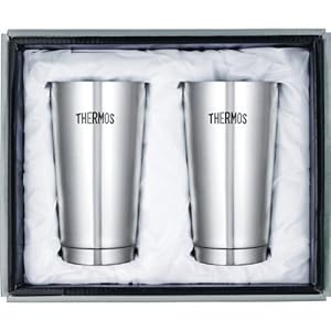 THERMOS 真空断熱タンブラー2個セット シルバー 400ml JMO-GP2