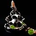 MagiDeal Ceramic Glaze Incense Smoke Cone Burner Backflow Censer Tower Holder #5
