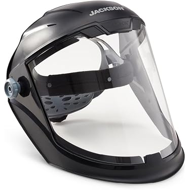 6pcs Face Shield, Anti-Fog, Safety Reusable Protection Cap with Clear