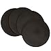 Benson Mills Victorian 15-Inch Round Placemats, Black, Set of 4