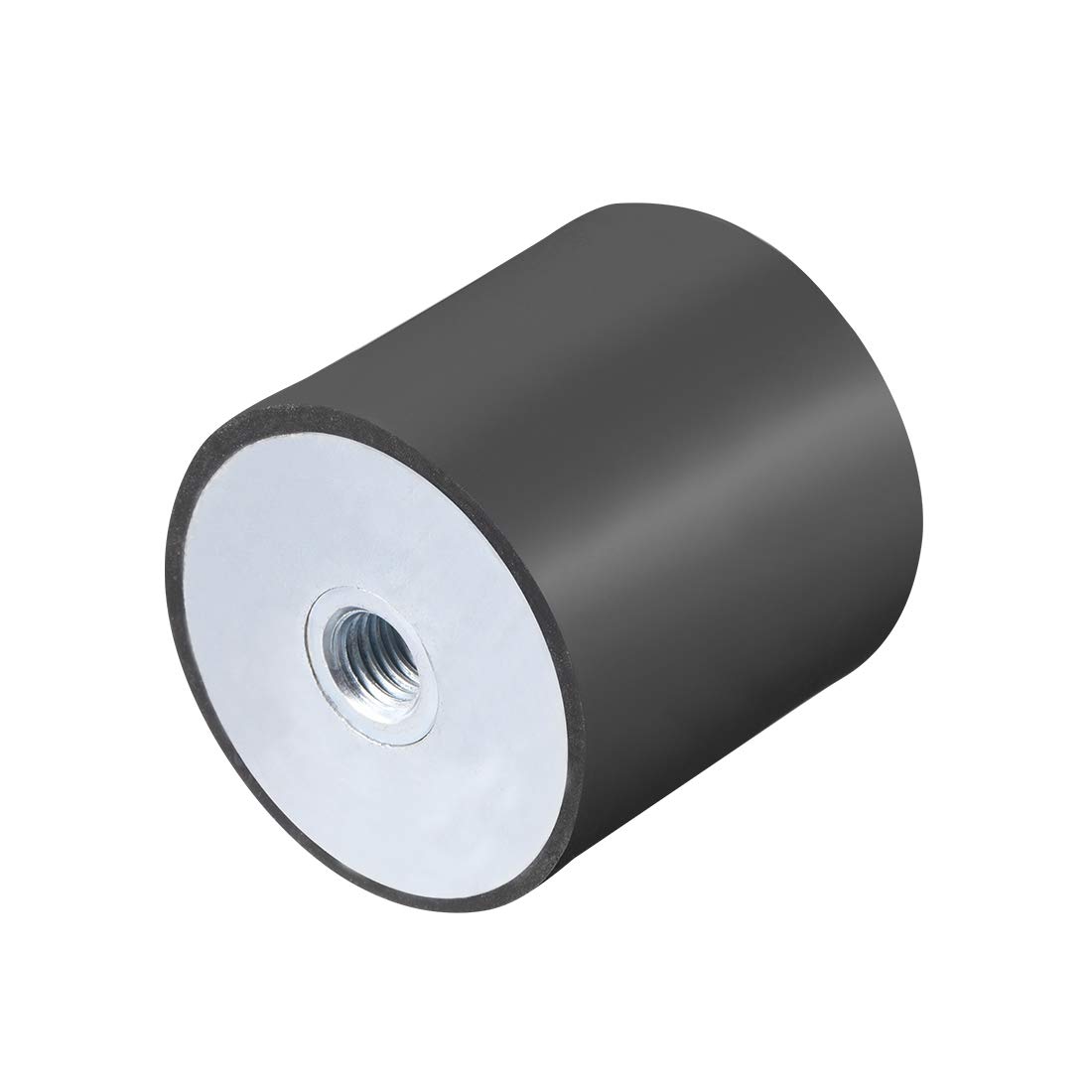 sourcing map 50 x 50mm M10 Thread Female Rubber Mounts,Vibration Isolators,Replaces Anti Vibration Pads Flat Silentblock Base Block