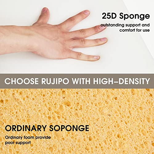 RUJIPO King Size (76"x10"x6") Bed Wedge Pillow for Headboard, Bed Gap