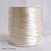 Craft And Party Ivory Rattail Satin Nylon Trim Cord Chinese Knot, 1.5 mm x 100 yards