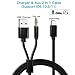 Aux Cord for iPhone 7, iPhone 7 Plus Aux Adapter, USB charging plug/3.5mm Audio Cable Lightning Car Aux Charger Adapter for iPhone 7/7 Plus, Perfect for Car/Home Stereos(Supports iOS 10 / 11)
