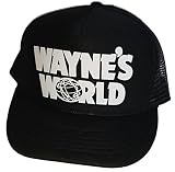 ThatsRad Wayne's World Costume Halloween Mesh Trucker Hat Cap Snapback Waynes ...