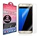 [2-Pack] Galaxy S7 Edge Screen Protector,SupThin [Full Coverage][Case Friendly][Bubble-Free][Anti-Scratch] HD Clear Screen Protector for Samsung Galaxy S7 Edge