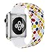 VODKE for Apple Watch Bands, Soft Silicone Strap Replacement iWatch Wristbands for Apple Watch Sport Series 3 Series 2 Series 1 Type-F18 38mm M/L