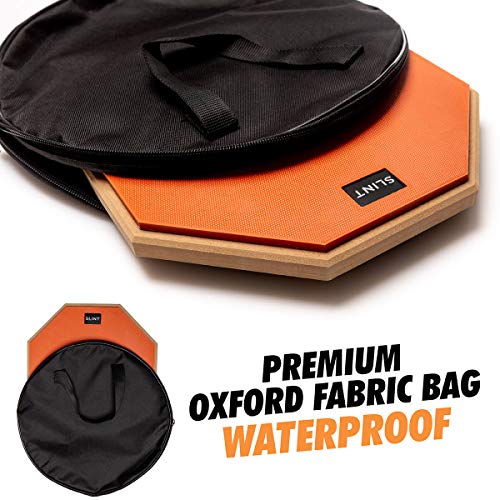 Practice Pad Bundle 12 inches - Drum Pad Double Sided with Drumsticks and Carry Bag With Two Different Surfaces for Snare Drum Practice - Silent Drum Double Sided Practice Pad - Thumbnail 5