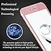 AMOVO Screen Protector for iPhone 7 Plus, iPhone 7 Plus Tempered Glass Screen Protector 3D Curved Carbon Fiber Screen Protector for iPhone 7 Plus (rose gold)