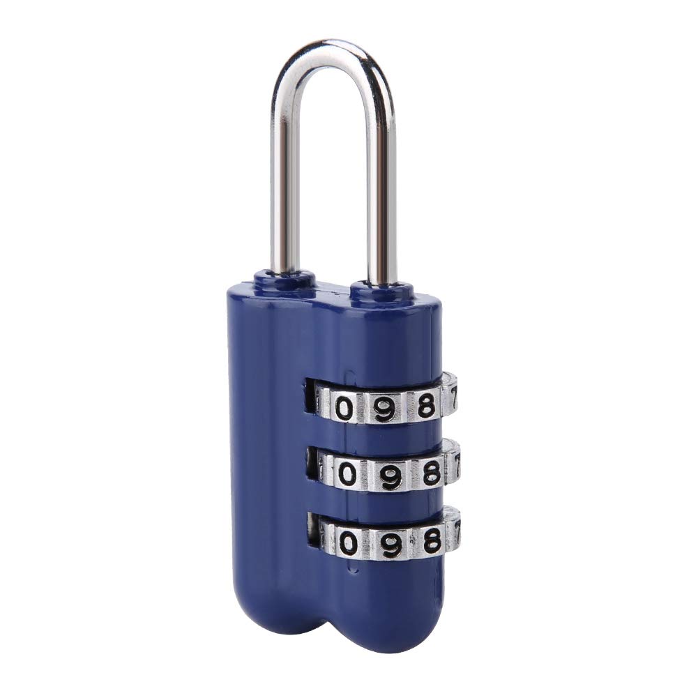 Denash Combination Padlocks, Zinc Alloy 3-Digit Code Security Padlock Pushchair Lock, Pram Password Lock/Bike Lock/Baggage Lock/Cabinet Lock