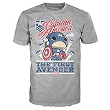 Funko Men's Marvel - Captain America First Avenger, Gray, Medium