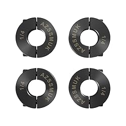 AZSSMUK Bore 1/4" Shaft Collar Double Split Axle