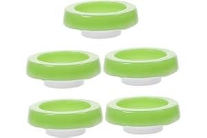 Housoutil 5pcs Toilet Seal Toilet Repair Kits Bathroom Toilet Sealing Gaskets Toilet Seal Ring Rubber Toilet Bowl Seal Toilet Sealing Ring Toilet Supply Sealing Strip Light Green No Wax