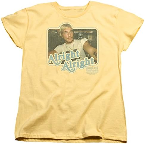 Womens: Dazed And Confused - Alright Alright Ladies T-Shirt Size L