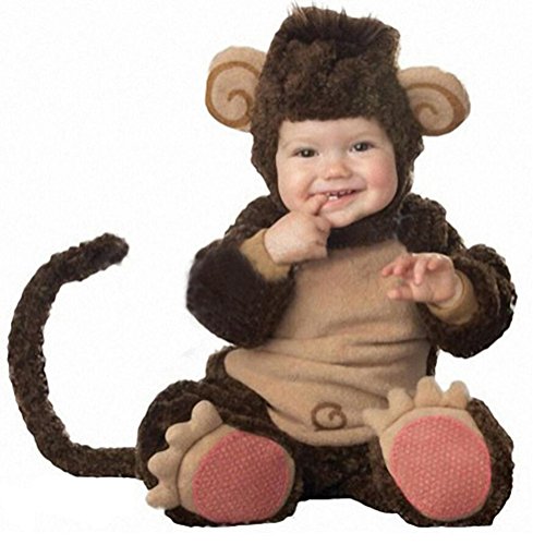 Baby Infant Cute Lamb Wool Monkey Jumpsuits Suits Party Costume Photo Prop