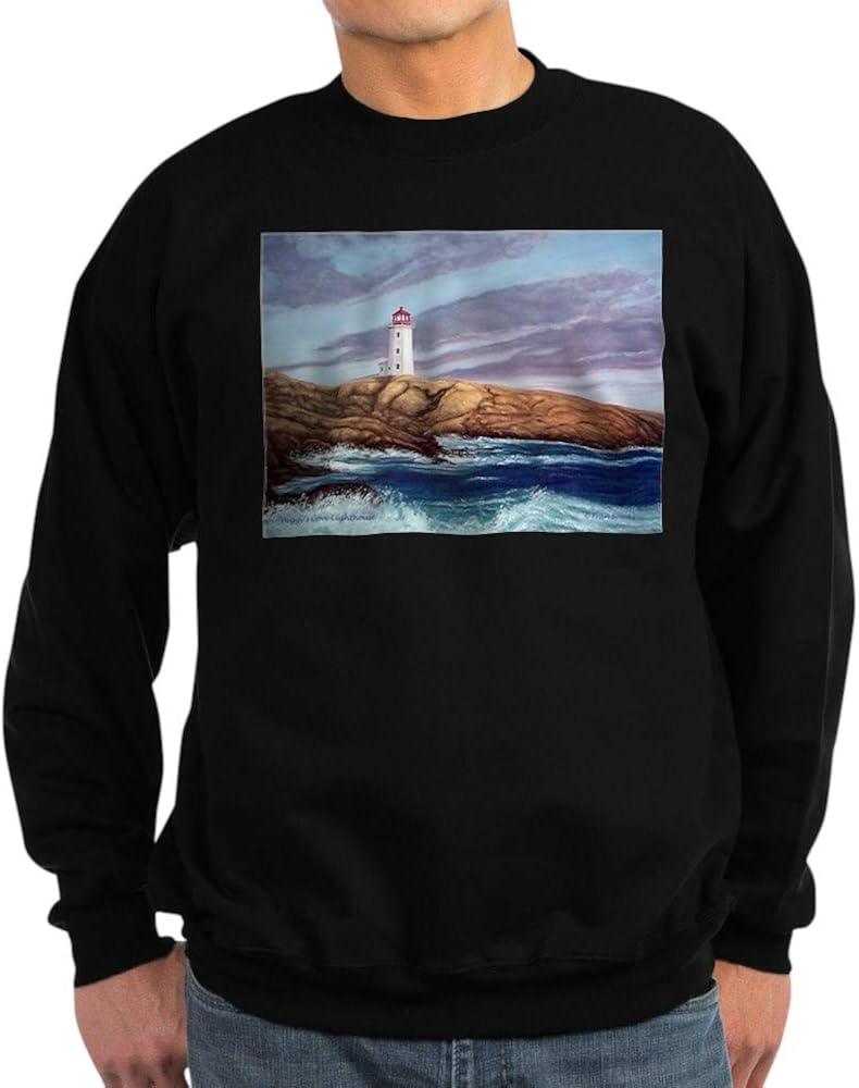 CafePress Peggy's Cove Lighthouse Classic Crew Neck