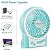OPOLAR Portable Travel Battery Operated Fan with 4-15 Hours Battery Life, Rechargeable 3 Speeds Handheld Mini Fan with Powerful Airflow for Camp and Outdoor Events, USB Powered, Quiet, for Hot Flashes