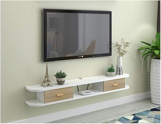 Pequeno Gabinete De Tv De Pared Flotante Estante Flotante De