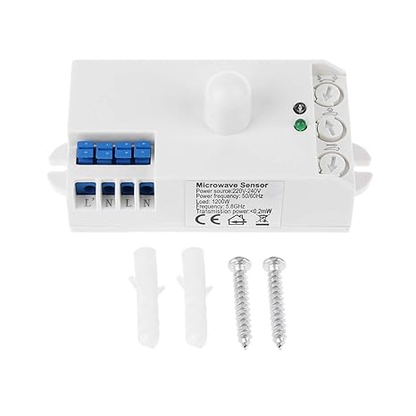 Ycncixwd 360 ° - Sensor de de microondas (1200 W, 220 V, Detector ...