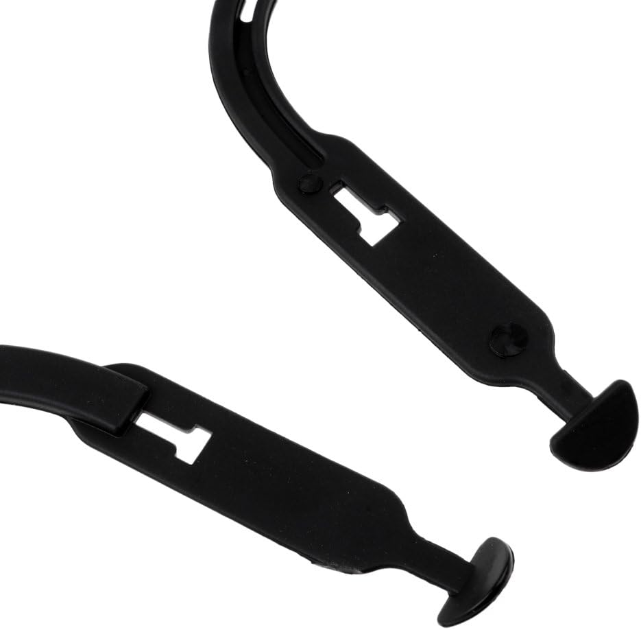 LoveinDIY 2 Pcs Durable Nylon Hockey Replacement Ear Loops/Ear Slings - Black : Sports & Outdoors