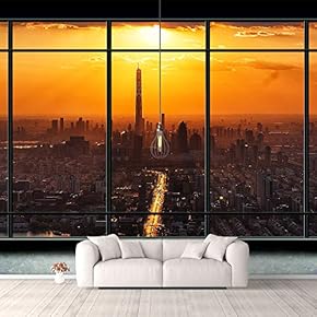 Wall Murals for Bedroom Japanese Style Grid Door View Large Removable Wallpaper Peel and Stick Wall Stickers - 66x96 inches