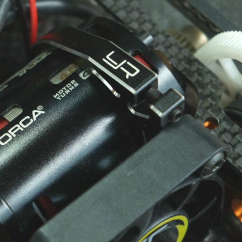 Yeah Racing Aluminum 7075 Fan Mount for 540 Motor Black #YA-0523BK
