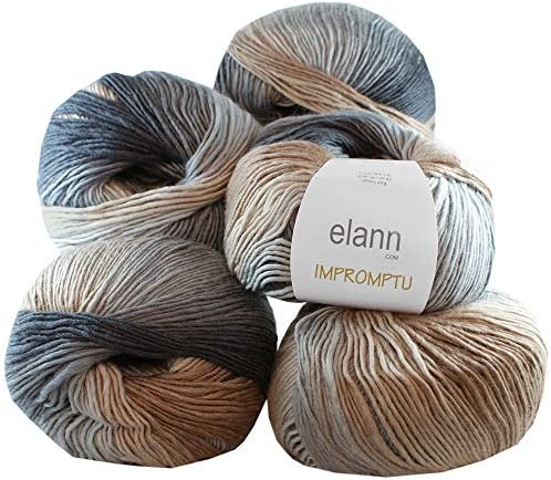 elann Impromptu Yarn | 5 Ball Bag | 605 Stone Fox