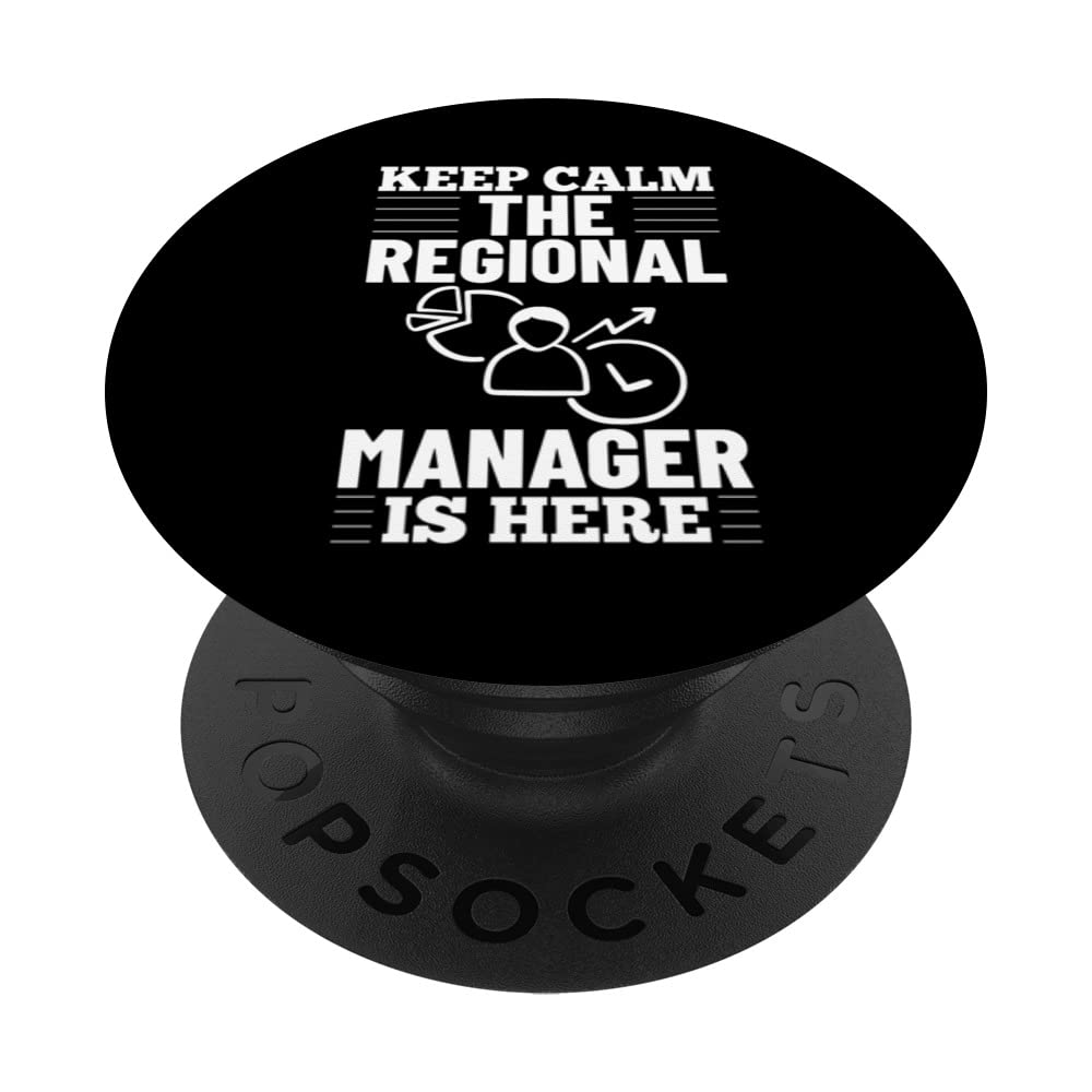 Regional Manager Assistant To The Management Funny PopSockets Swappable PopGrip
