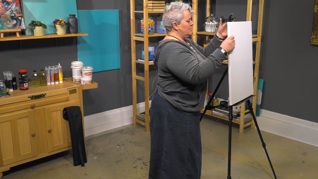 SoHo Urban Artist Travel Painting Easel - Lightweight Aluminum Field Easel With Carry Bag