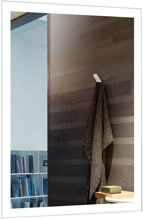 DECORAPORT Horizontal LED Bathroom Mirror with Infrared Sensor 24x32 in Vertical Wall Mounted Lighted Vanity Silvered Mirror (A-N031-G)