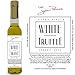 Chef Jean Pierre's Extra Virgin White Truffle Olive Oil - 200ml (7oz) Glass Bottle - Naturally Infused with Sweet and Tangy Flavors