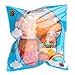 WATINC 3PCS Kawaii Food Squeeze Toys, Slow Rising Hamburger and Ice Cream Squeeze Toys for Kids Party Favors, Birthday Gifts, Cream Scented Stress Relief Toys