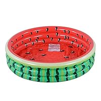 XFlated Kiddie Pool, Watermelon 3 Ring Inflatable Pool for Kids, Ideal Water Pool in Summer, 45 Inches Inflatable Swimming Pool, for Ages 3+