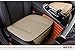 EDEALYN (2PCS PU Leather Car seat Cover Car Accessories Car Seat Protector Seat Covers Universal Car (19.7 inches deep × 20.87 Wide) (Beige-N)