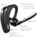 Bluetooth Headset, Handsfree Bluetooth 4.1 Headset Earphone for Business Trucker, Wireless Headphone Bluetooth Earpiece Compatible for iPhone Android Cellphone (Black-K10)