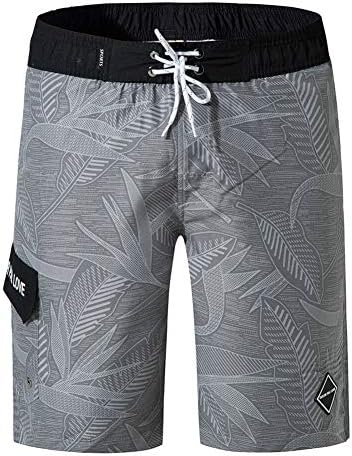LSYSAG Men Striped Board Shorts Quick Dry with Pockets Swim Trunks Summer Fashion Beach Shorts Swimwear