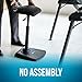 Vari Active Seat Basic - Adjustable Ergonomic Standing Desk Chair - Compact Wobble Perch Stool - Dynamic Range of Movement - No Assembly Required