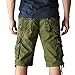 Men's Cotton Loose Fit Multi Pocket Cargo Shorts