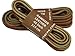 45 Inch TAN Replacement Boat Shoe Leather Shoelaces 1/8 Square Cut (2 Pair Pack)