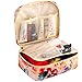 HiDay Travel Cosmetic Bag Toiletry Organizer Floral Makeup Pouch
