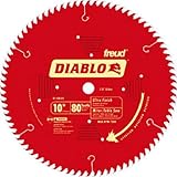 Freud D1080X Diablo 10-Inch 80-tooth ATB Finish Saw Blade with 5/8-Inch Arbor and PermaShield Coating