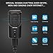 USB Condenser Microphone, Plug & Play Home Studio Recording Podcast Microphone with Stand for PC/Computer Recording Skype, YouTube, Google Voice Search, Games(Windows/Mac), Live Broadcasting