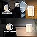 TOMSOO 6-LED Motion Activated Sensor Light, Contemporary Security Light with Build in Rechargeable Battery, Closet Lights, Hallway Light for Basement, Stairs, Warm White