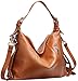 Heshe Vintage Women’s Leather Shoulder Handbags Totes Top Handle Bags Cross Body Bag Satchel Handbag Ladies Purses