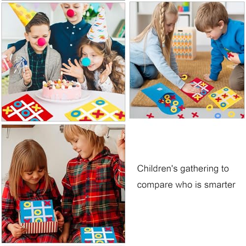 Tic Tac Toe Mini Board Game Toy and Family,Birthday Party Favors,Goody Bag,Fun Indoor Game Night Activity, Gifts, Easy to Store(Bulk Pack of 12)