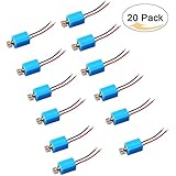 WeiMeet Micro Vibration Motor DC 3V 3500RPM Arbitrary Direction Motor Drives for Cell Phone and Pagers (Blue)