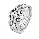 Sterling Silver 4ANS Puzzle Ring